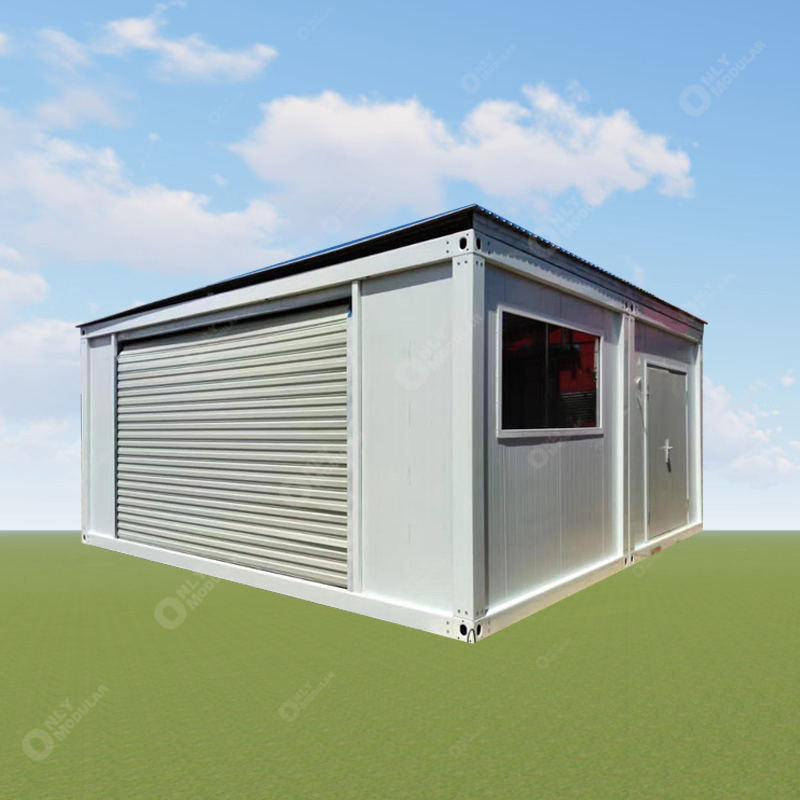 20FT Oficina de construcción prefabricada contenedor móvil hogar portátil cabaña oficina contenedor