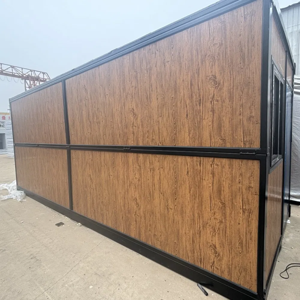 20FT Cabina residencial prefabricada plegable, de rápida ensamblaje y transportable de fábrica china