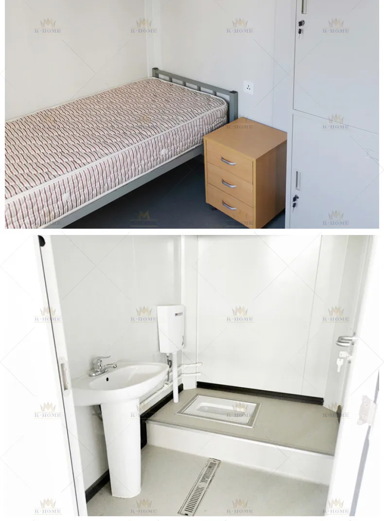Alojamiento para el personal de construcción modular relocatable en el sitio de la mina de oro