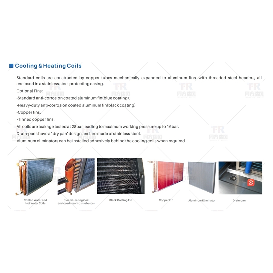 Unidad de Manejo de Aire Modular con Control Dividido de Temperatura y Humedad para el Clima del Edificio