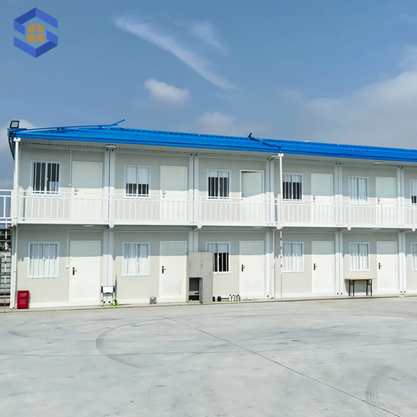 para Sitio de Construcción 10FT/20FT/30FT/40FT Unidad de Oficina Modular Portátil Prefabricada