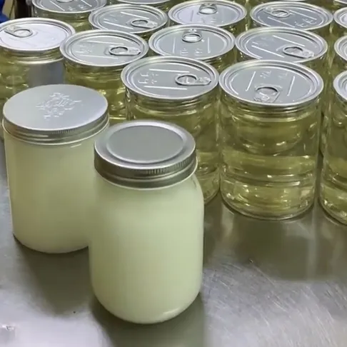 Efecto de filtración de aceite de coco