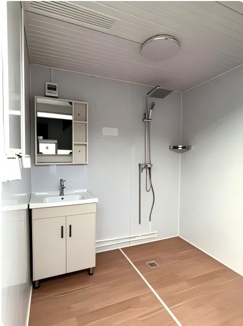 Unidad Portátil Integrada con Baño y Ducha, Baño Móvil