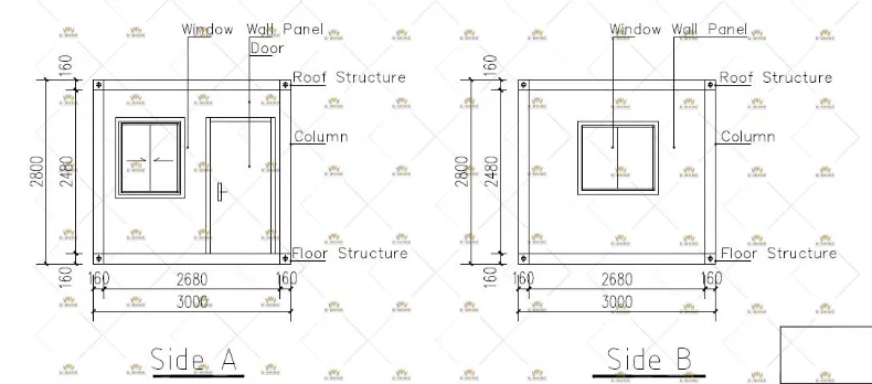 Planos y Dimensiones de Oficina Modular