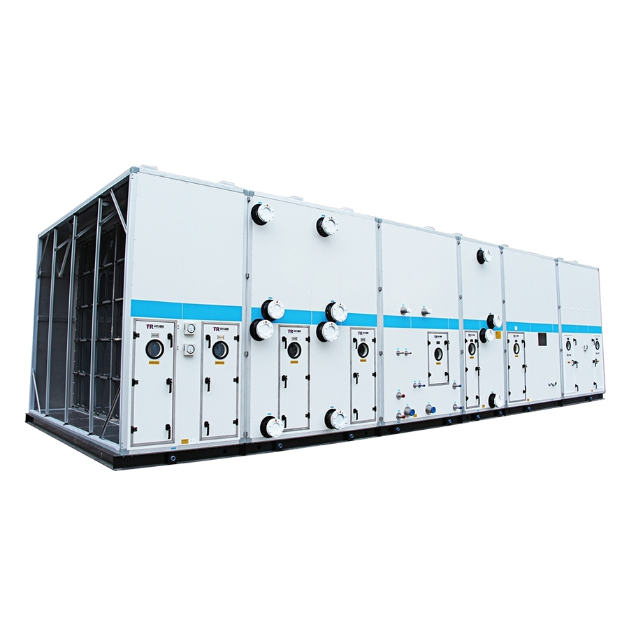 Unidad de Manejo de Aire Modular con Control Dividido de Temperatura y Humedad para el Clima del Edificio