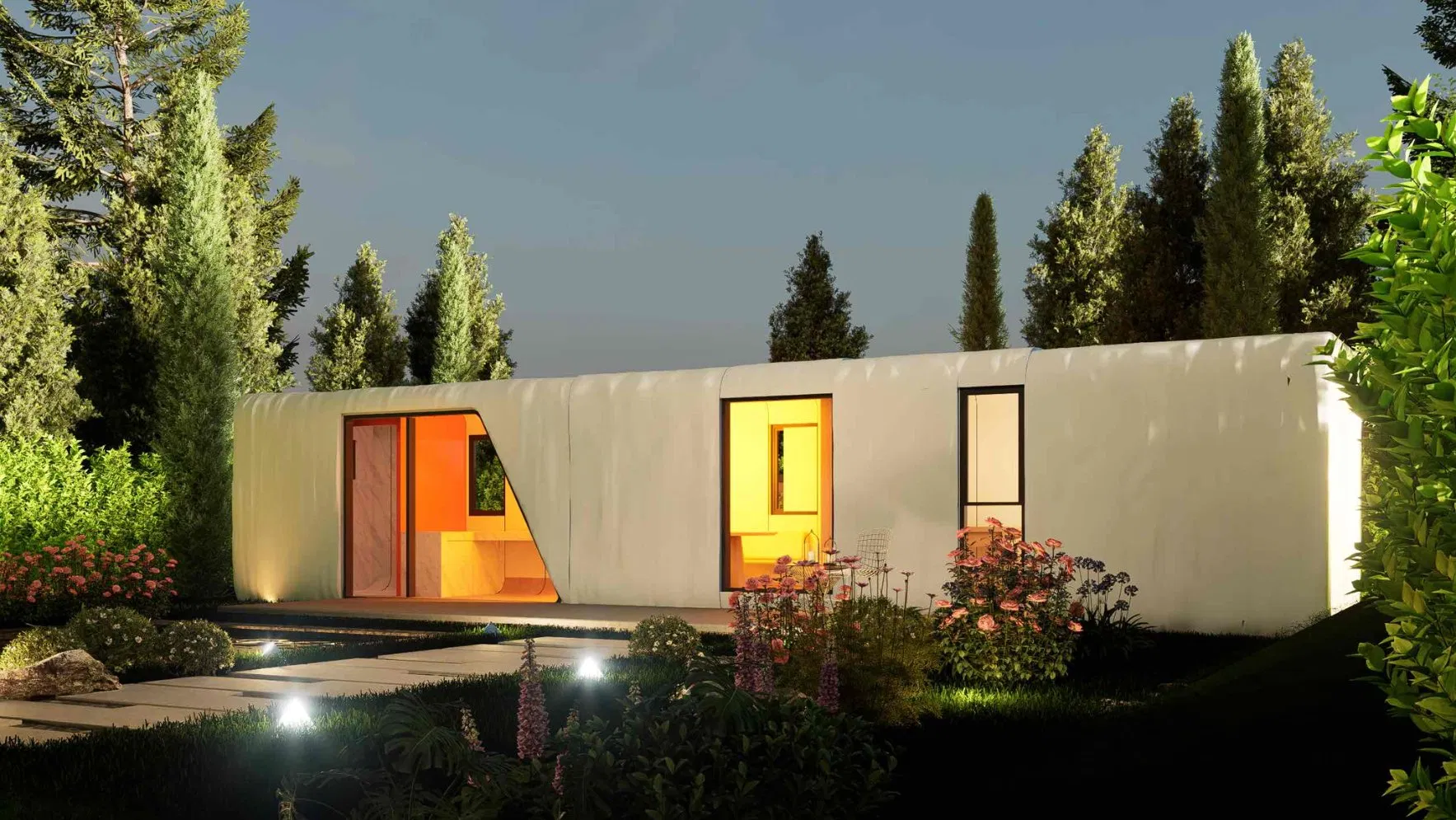 Casa Prefabricada Moderna Multifuncional de Alta Calidad Móvil Tipo Manzana Contenedor