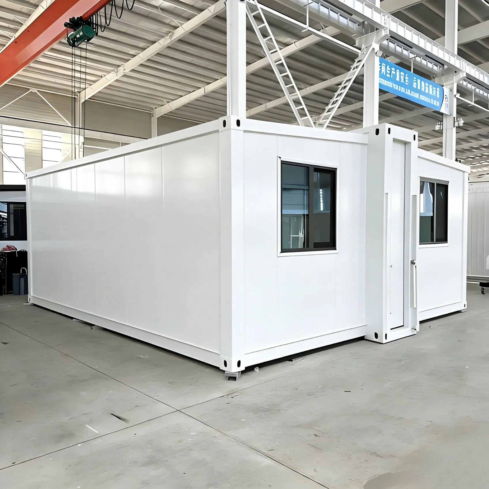 Taller modular portátil y ligero para oficina en el sitio de proyectos de construcción