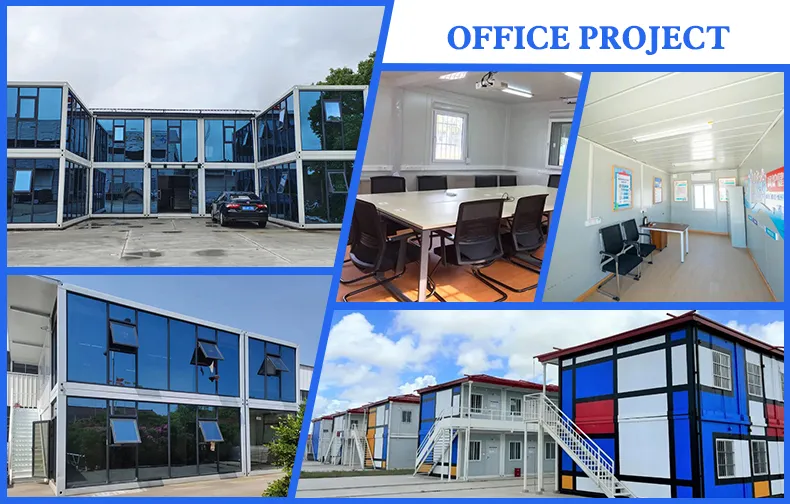 Oficina portátil prefabricada móvil de alta calidad para construcción