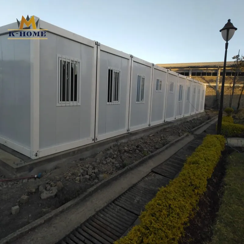 Unidades de vivienda temporales prefabricadas portátiles