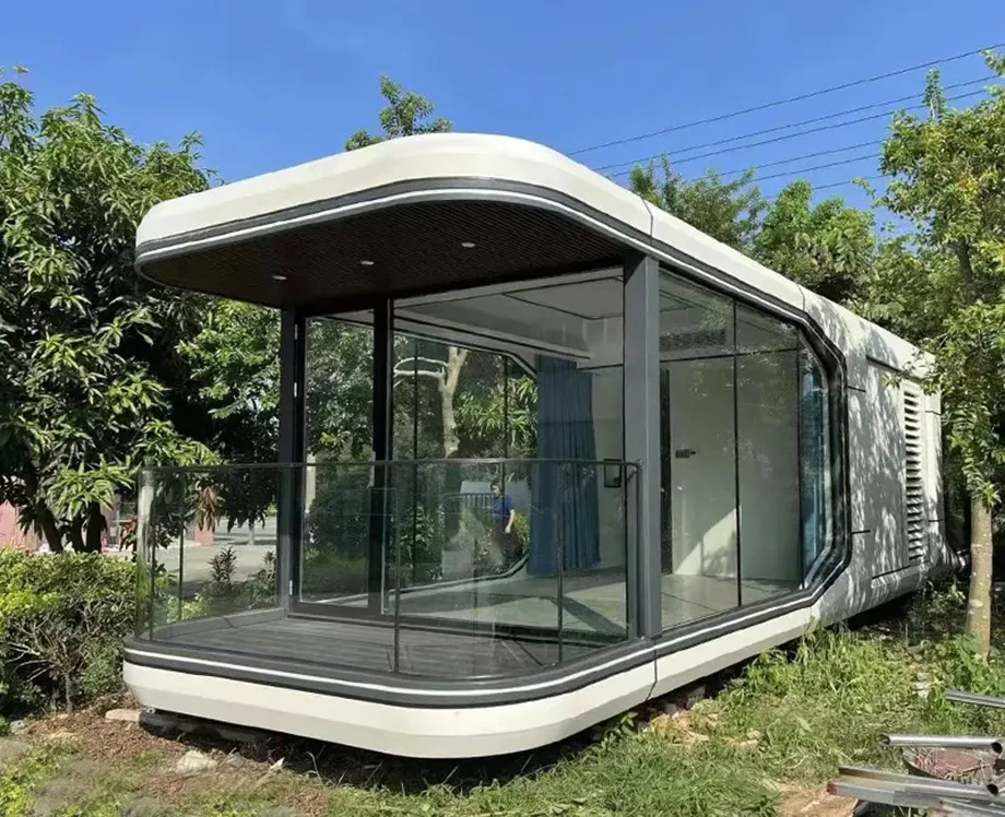 Detalle de cápsula modular prefabricada 7