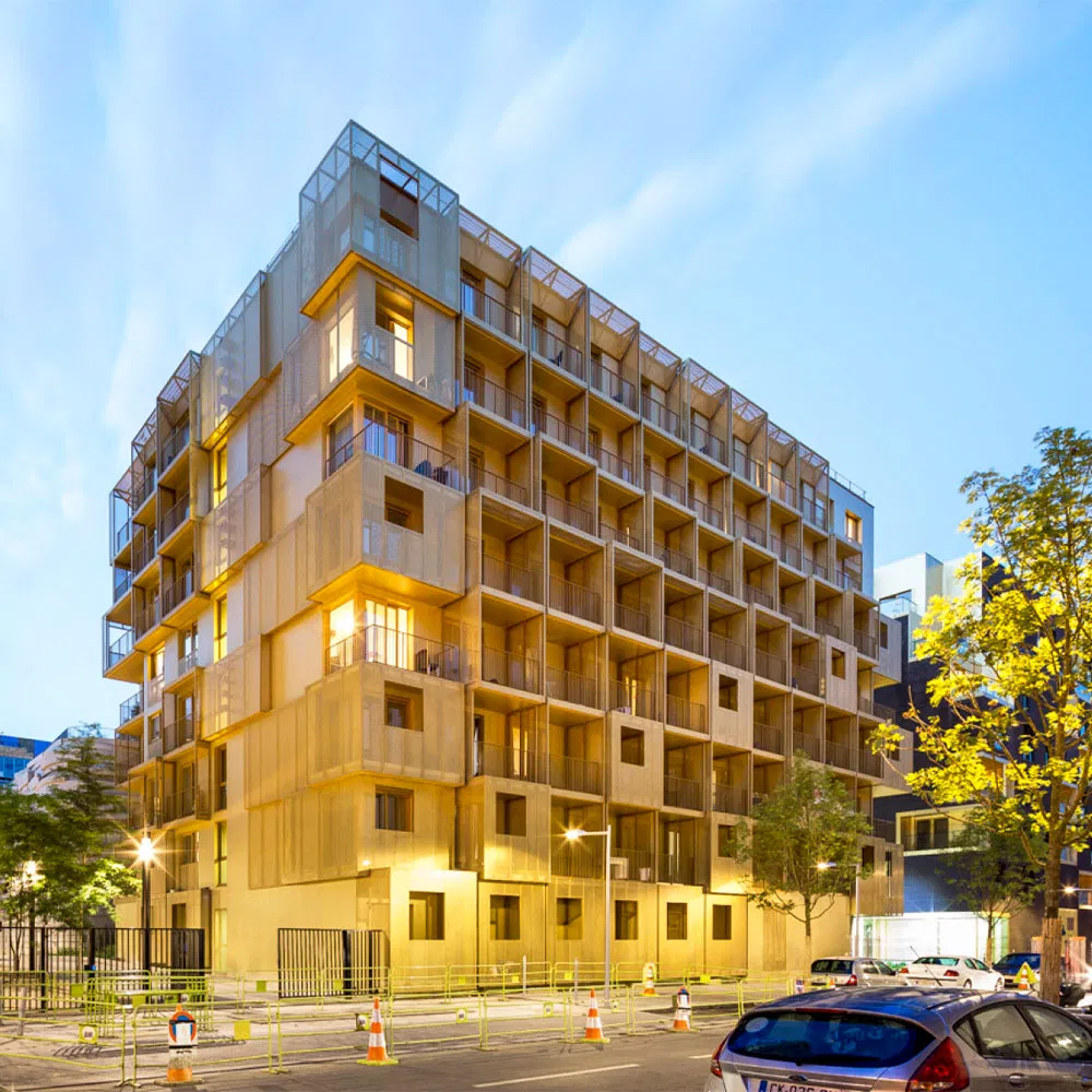 Casa modular prefabricada de estructura de acero apartamento para estudiantes casa prefabricada