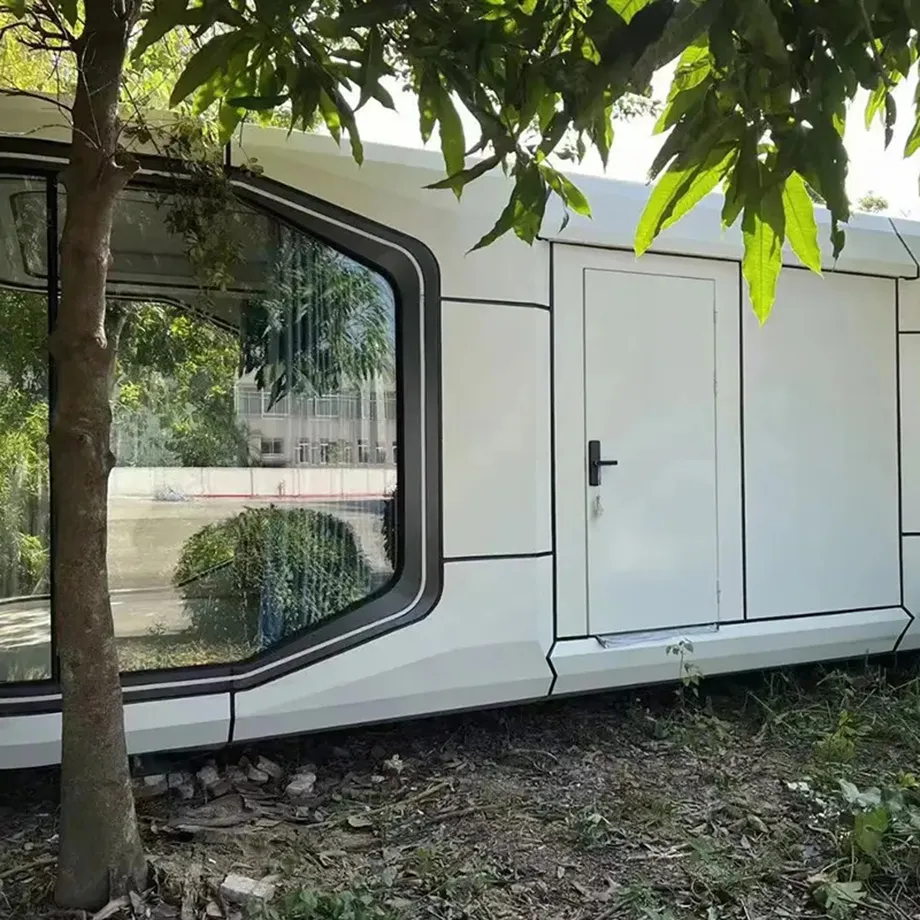 Detalle de cápsula modular prefabricada 8