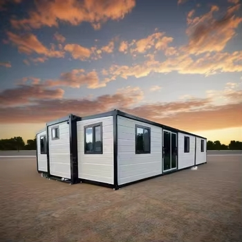 Casa contenedor expandible prefabricada paisaje hogar móvil portátil, oficina contenedor de venta caliente con baño, casa contenedor prefabricada plegable portátil, modular de China