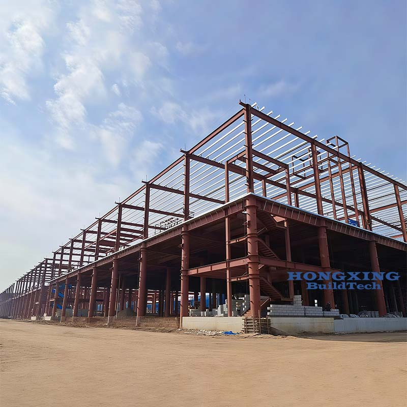 Edificio modular de metal industrial prefabricado de acero personalizado