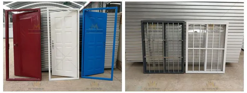 Unidades prefabricadas de puertas y ventanas