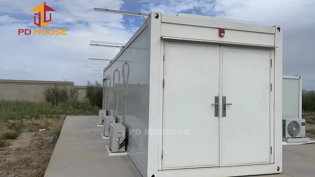 Refugio de telecomunicaciones totalmente equipado personalizado contenedor de comunicación de emergencia estación base