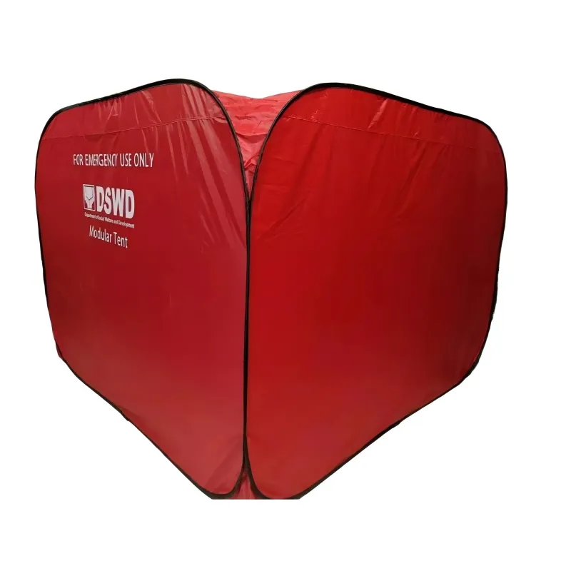 Refugio de emergencia refugio de emergencia modular impermeable refugio desplegable con malla