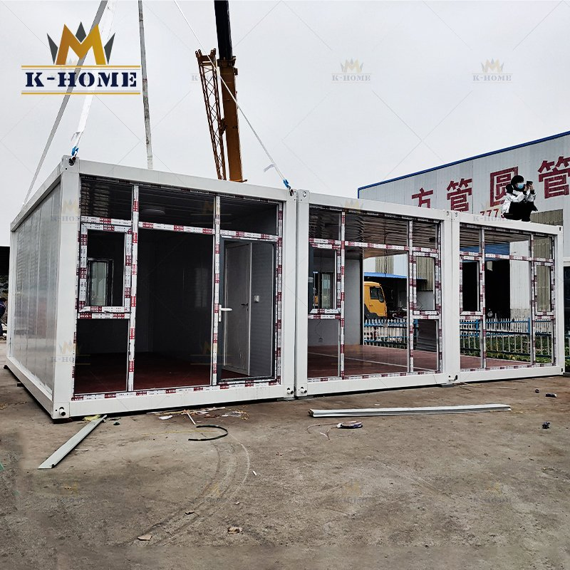 Casa contenedor de construcción de oficina portátil