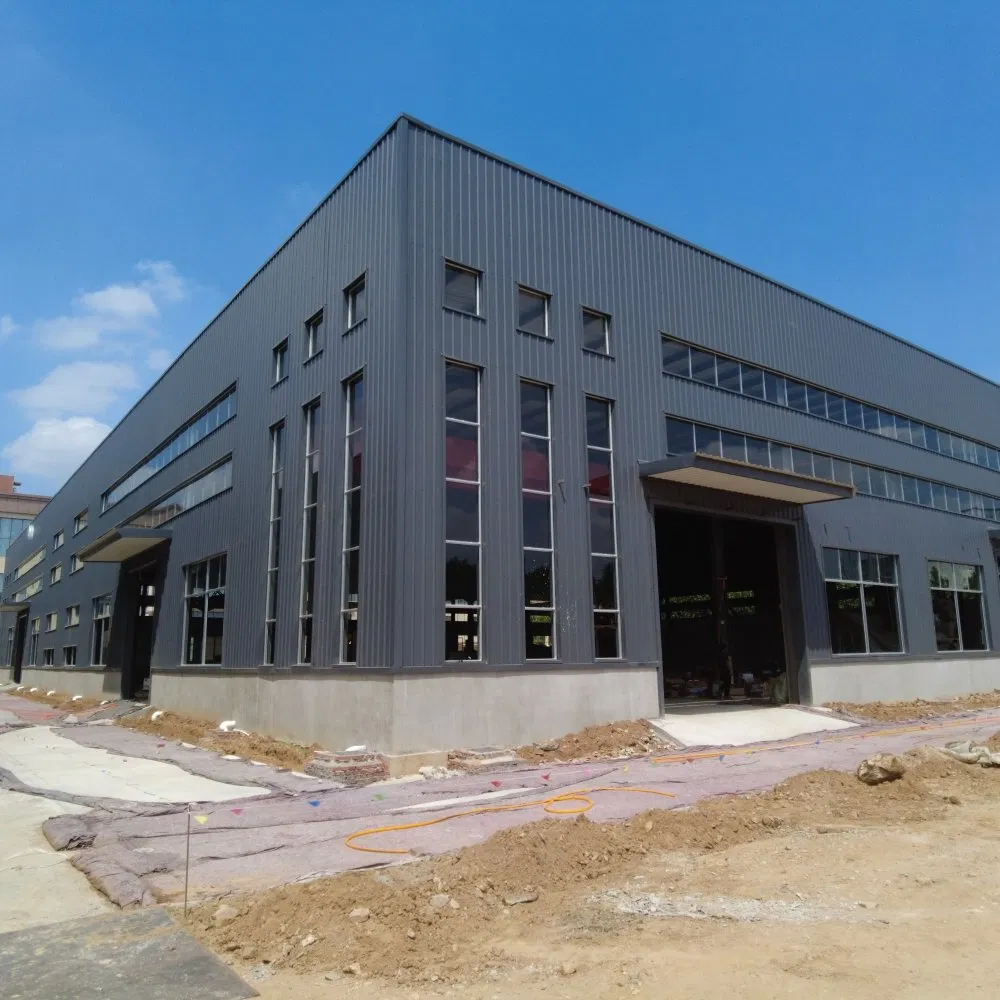 Diseño modular profesional, instalación rápida, resistencia sísmica, edificio de taller o almacén de estructura de acero prefabricada