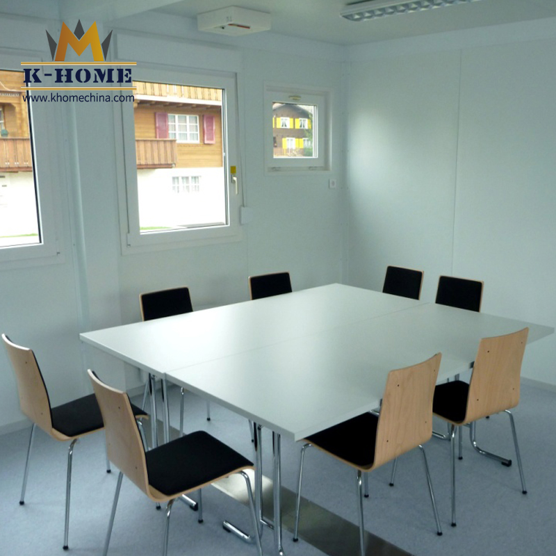 Oficinas de contenedores portátiles prefabricados para sitios de construcción