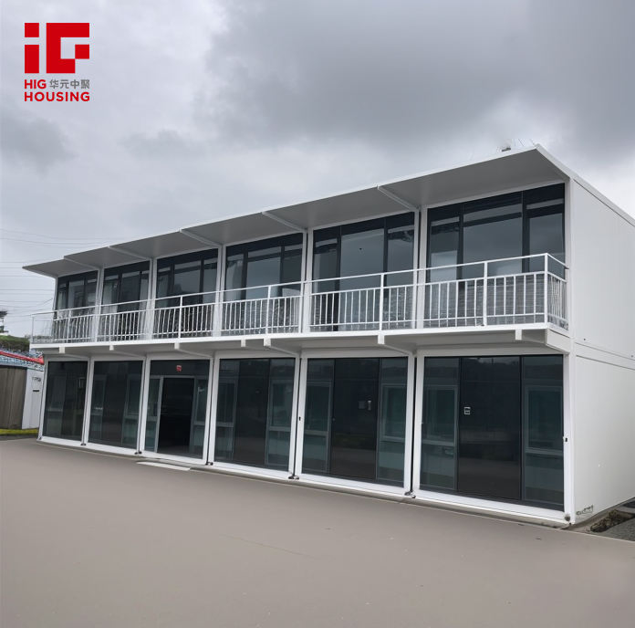 20FT Casa Contenedor Prefabricada 2 Alojamiento Modular Desmontable Portátil Prefabricado Casa Contenedor Hotel Apartamento Dormitorio Casa Prefabricada Campamento