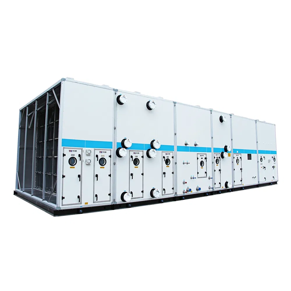 Unidad de aire acondicionado combinada de doble ventilador de amplio rango operativo con control simultáneo y ahorro de energía para edificios de oficinas