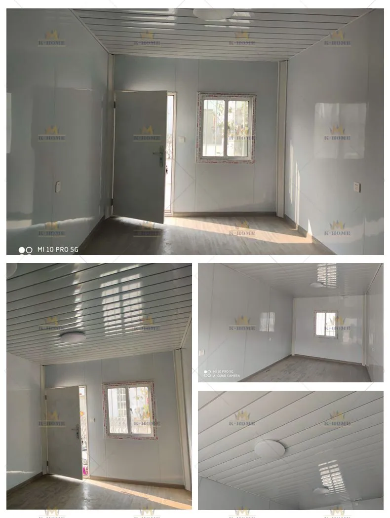 Construcción de Casa Portátil Campamento Modular Oficina de Sitio