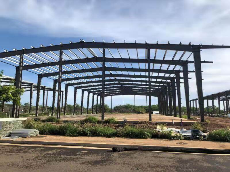 Contenedor de oficina galvanizado metal pesado construcción ligera modular casa prefabricada estructura de acero inoxidable marco