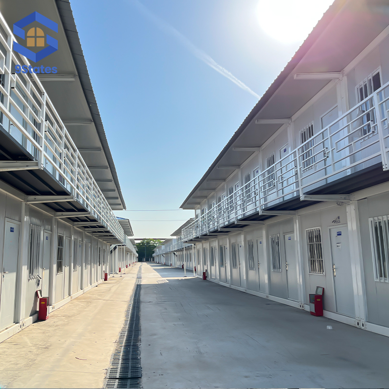 Contenedor de Dormitorio Temporal de Emergencia 20FT · Vivienda para Proyectos Urgentes / Ayuda en Desastres