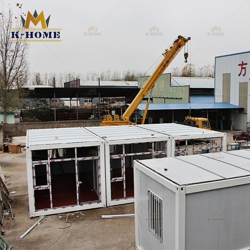 Casa contenedor de construcción de oficina portátil