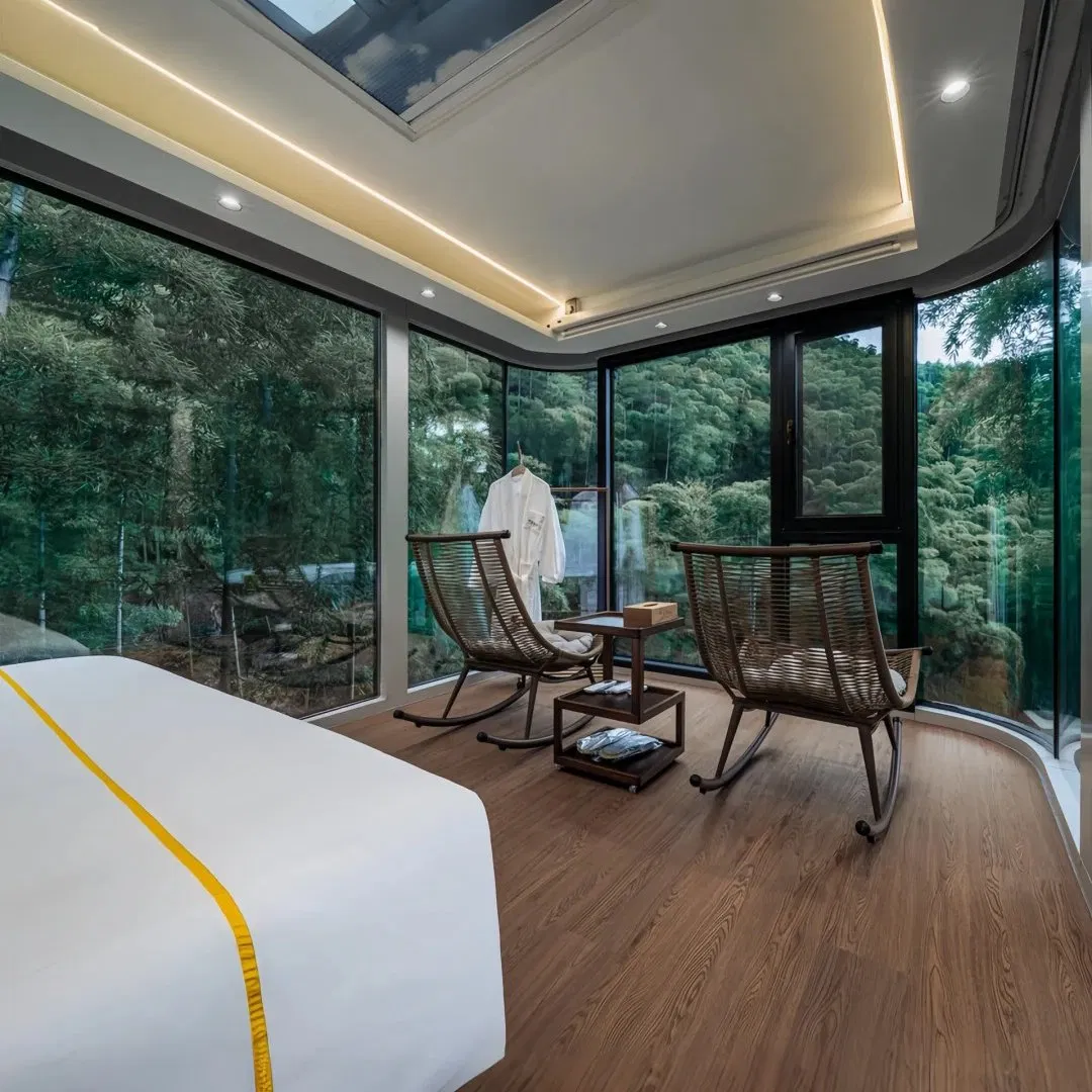 Cabañas de manzana prefabricadas con envolturas aisladas y casa de estudio modular para jardín