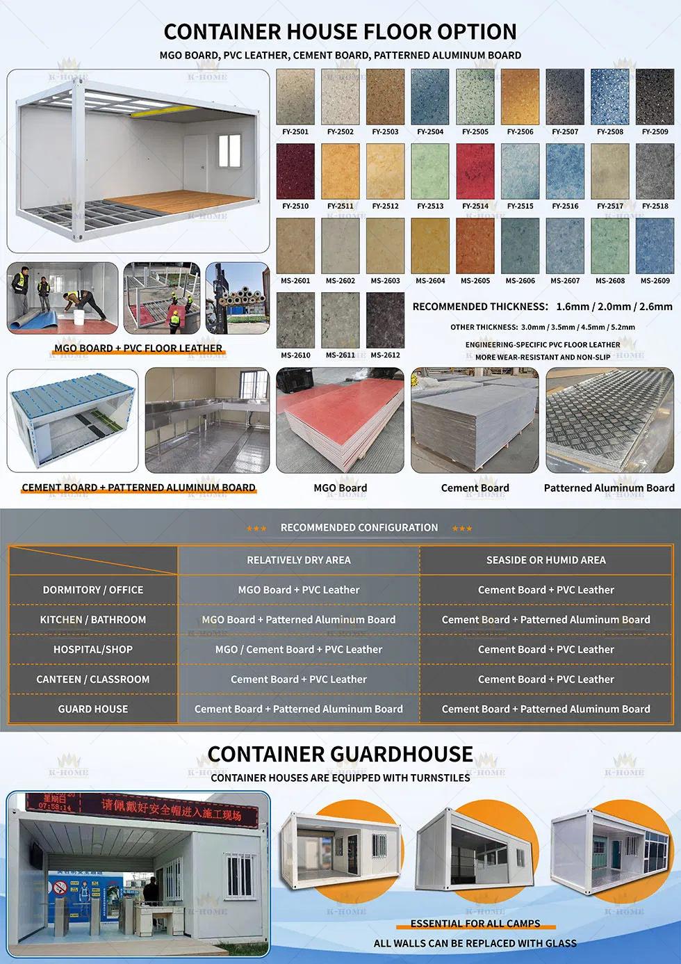 Montaje de oficina modular prefabricada