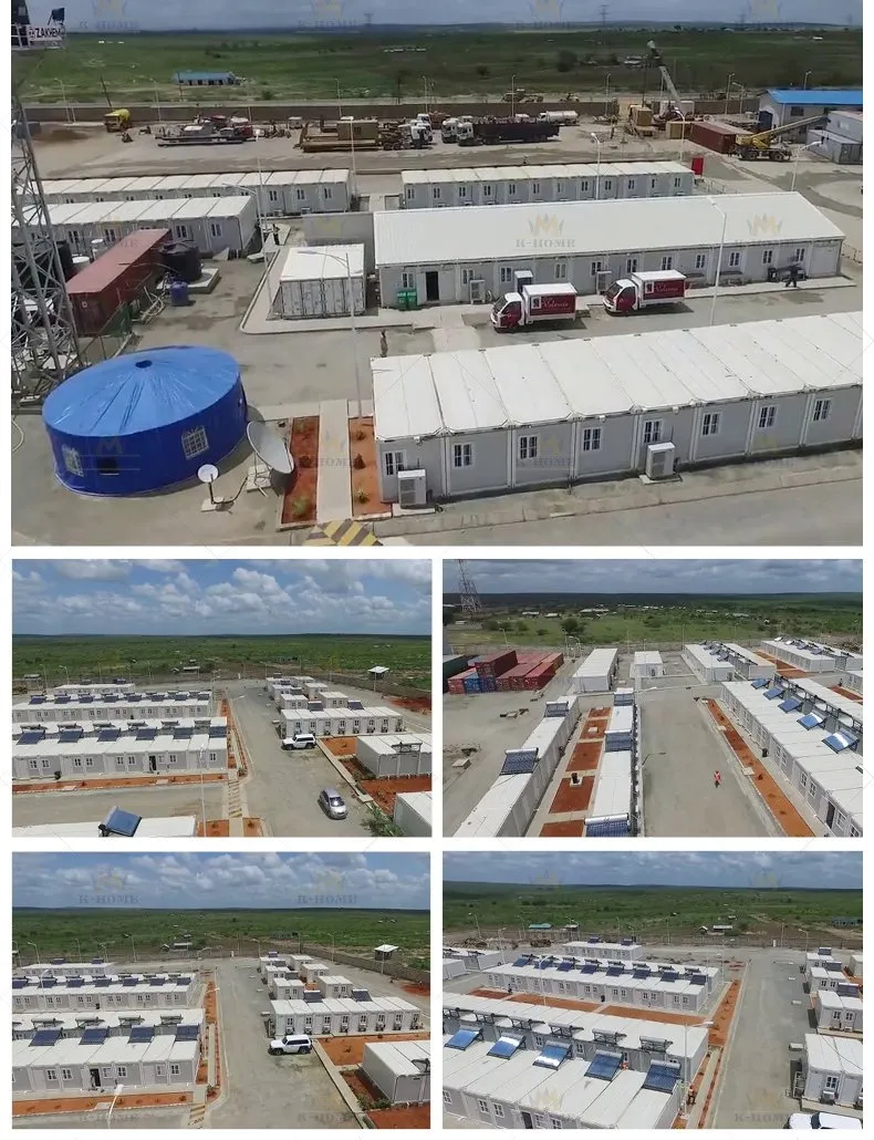 Alojamiento para el personal de construcción modular relocatable en sitio minero para vivir