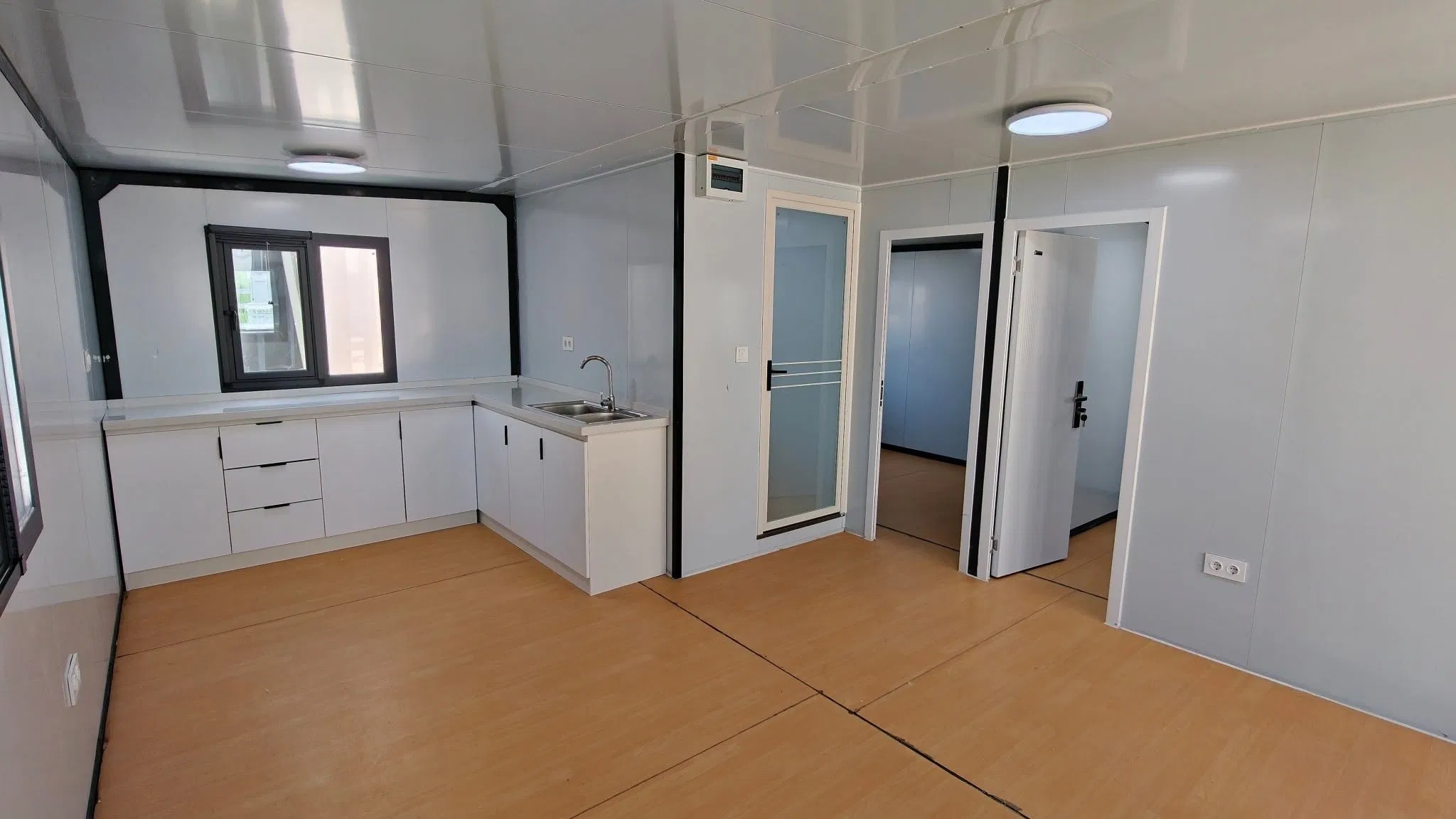Nuevo Diseño Prefabricado 40FT Casa Móvil Plegable Prefab Contenedor Casa Expandible
