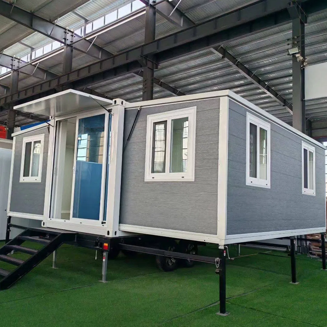 Casa Prefabricada de Lujo Integrada, Hogar Pequeño Transportable, Cabina Móvil de Estructura de Acero