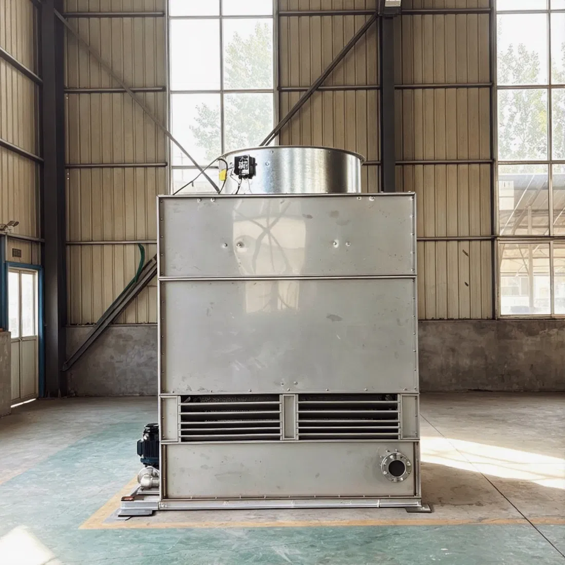 Unidad de Enfriamiento de Circuito Cerrado para HVAC de Edificios Comerciales, Operación Estable Equipos de Enfriamiento por Agua de Flujo Contracorriente de Acero Galvanizado