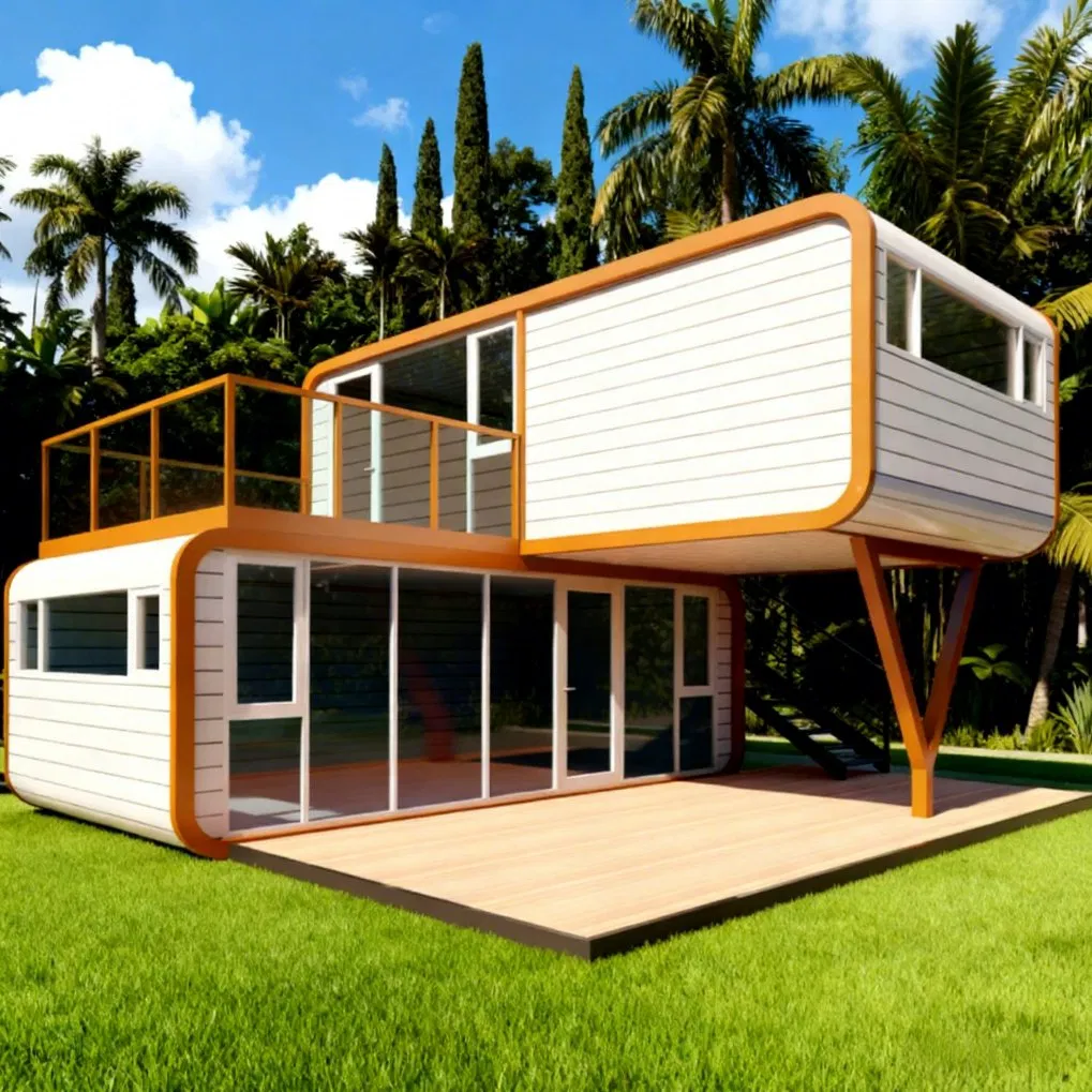 Casa Prefabricada Transportable de Manzana Plegable con Instalaciones de Soporte Completas