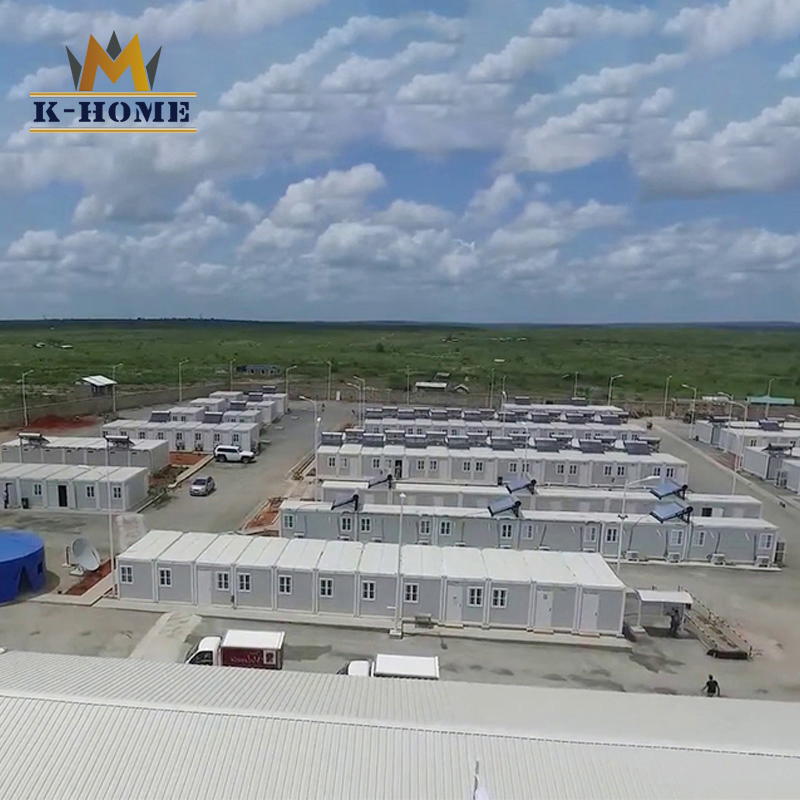 Alojamiento para el personal de construcción modular relocatable en el sitio de la mina de oro