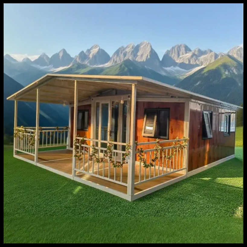 Transporte fácil y montaje rápido refugio temporal portátil modular plegable para uso de emergencia