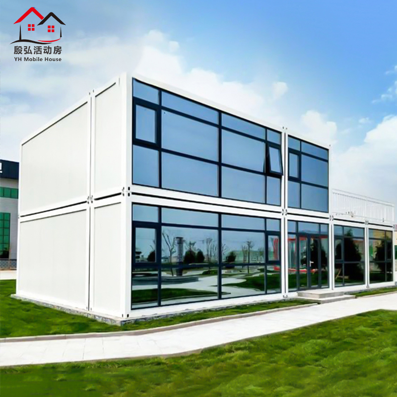 20FT y 40FT Casa Contenedor Portátil de Placas Planas Unidad de Vivienda Contenedor Pequeña para Uso de Oficina