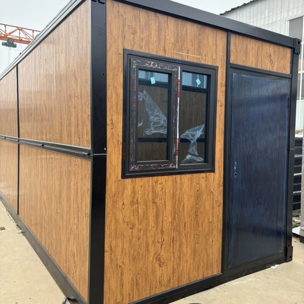 20FT Cabina residencial prefabricada plegable, de rápida ensamblaje y transportable de fábrica china