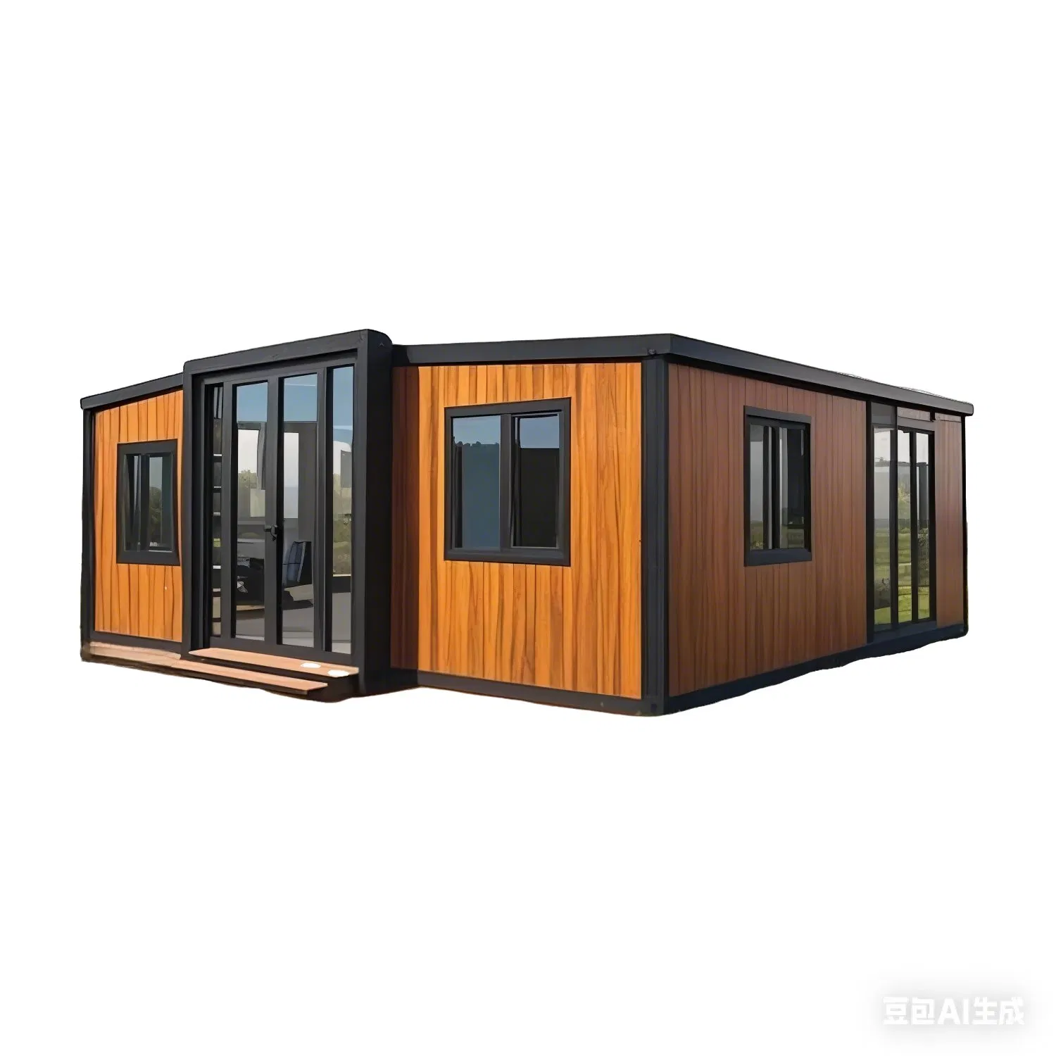 Taller modular portátil y ligero para oficina en el sitio de proyectos de construcción