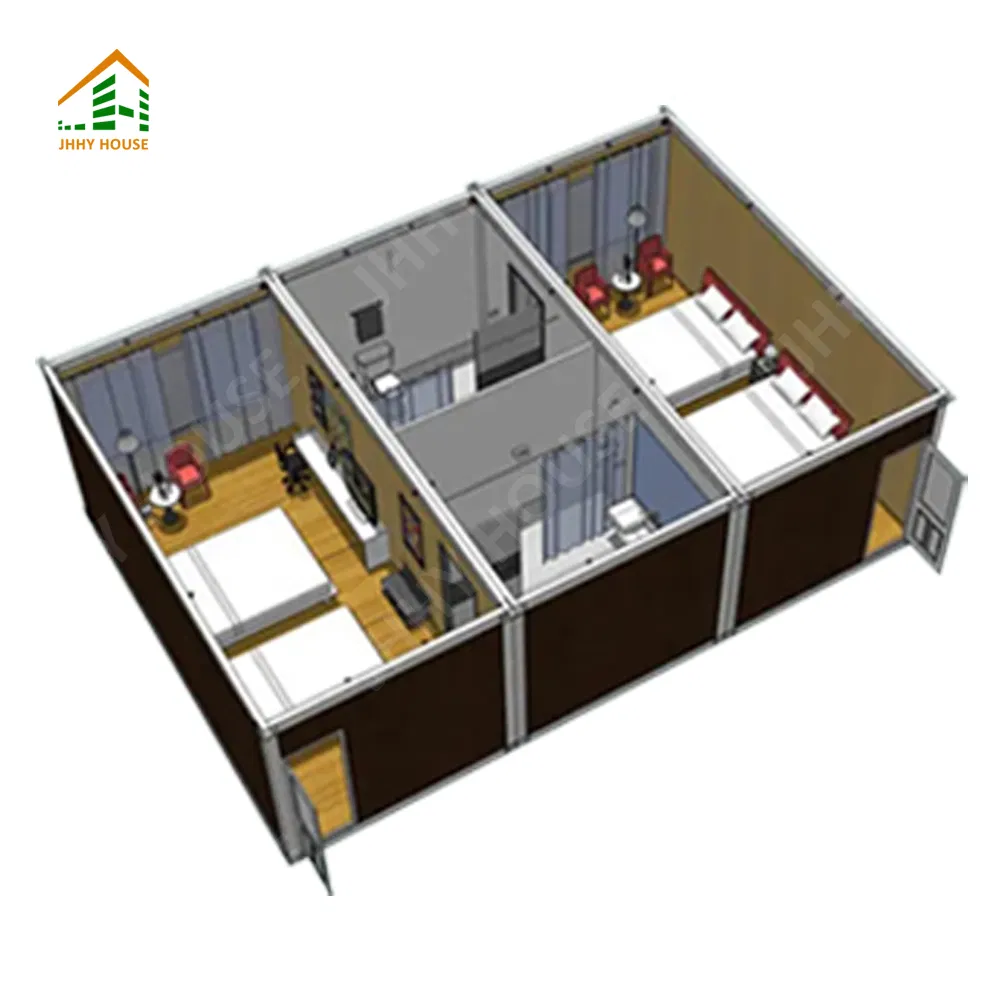 Oficina portátil modular prefabricada plegable casa contenedor apartamento construcción sitio oficina