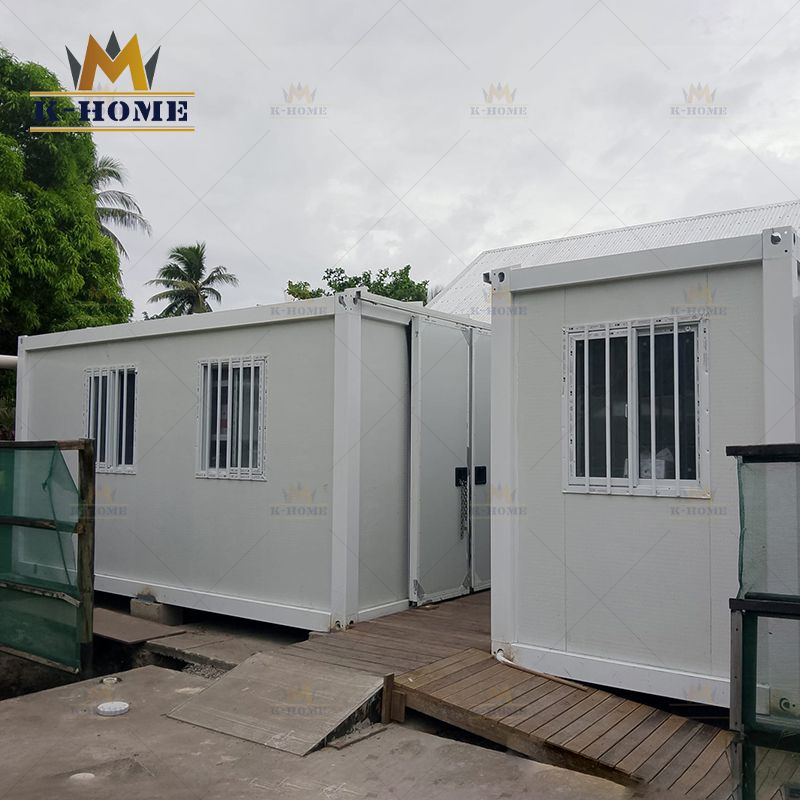 Alojamiento modular desmontable para trabajadores en Fiji