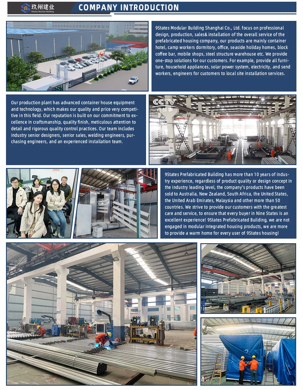 Instalaciones de la Fábrica y Producción