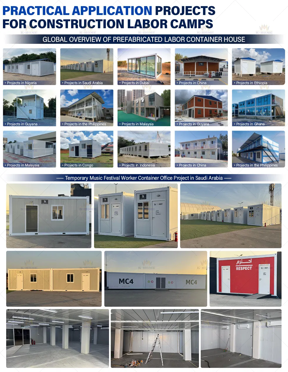Proyecto real de alojamiento en sitio minero