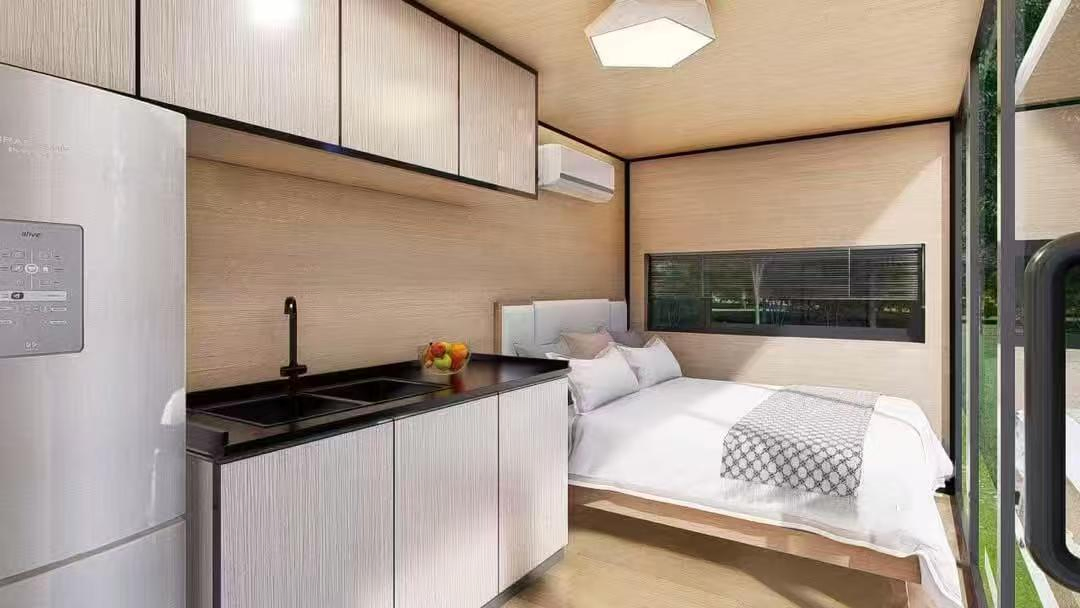 Casa Móvil de Contenedor de Lujo Personalizada Prefabricada Combinada