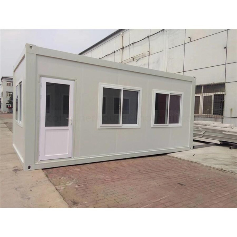 Casa contenedor de lujo portátil expandible plegable de buen precio, prefabricada y de paquete plano para apartamento individual