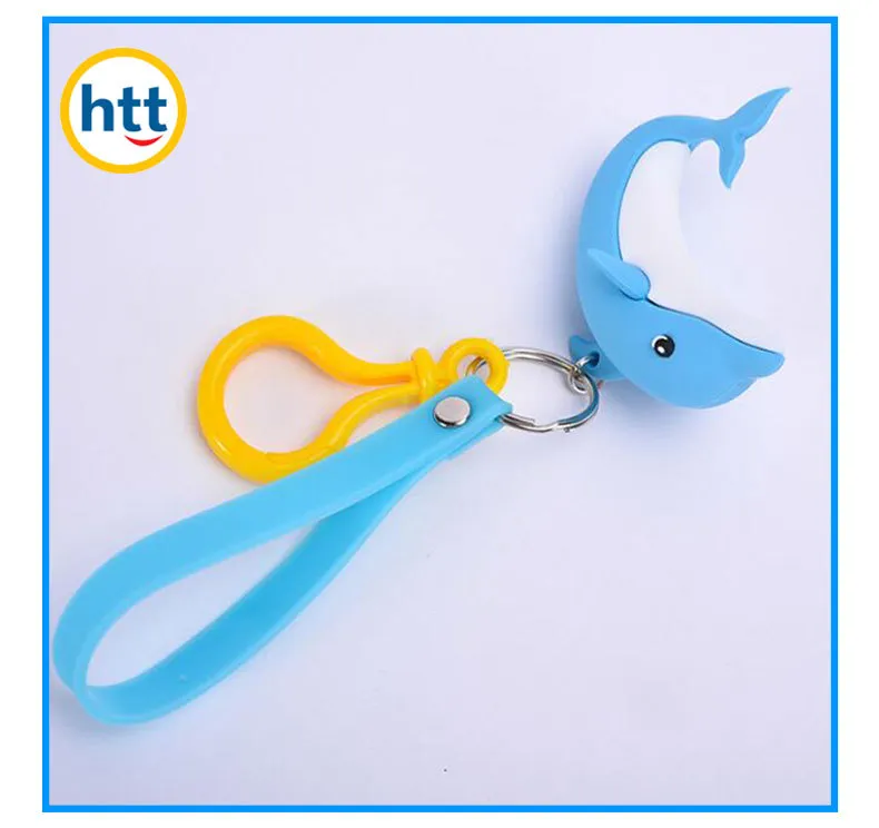 3D Dolphin Keychain 3