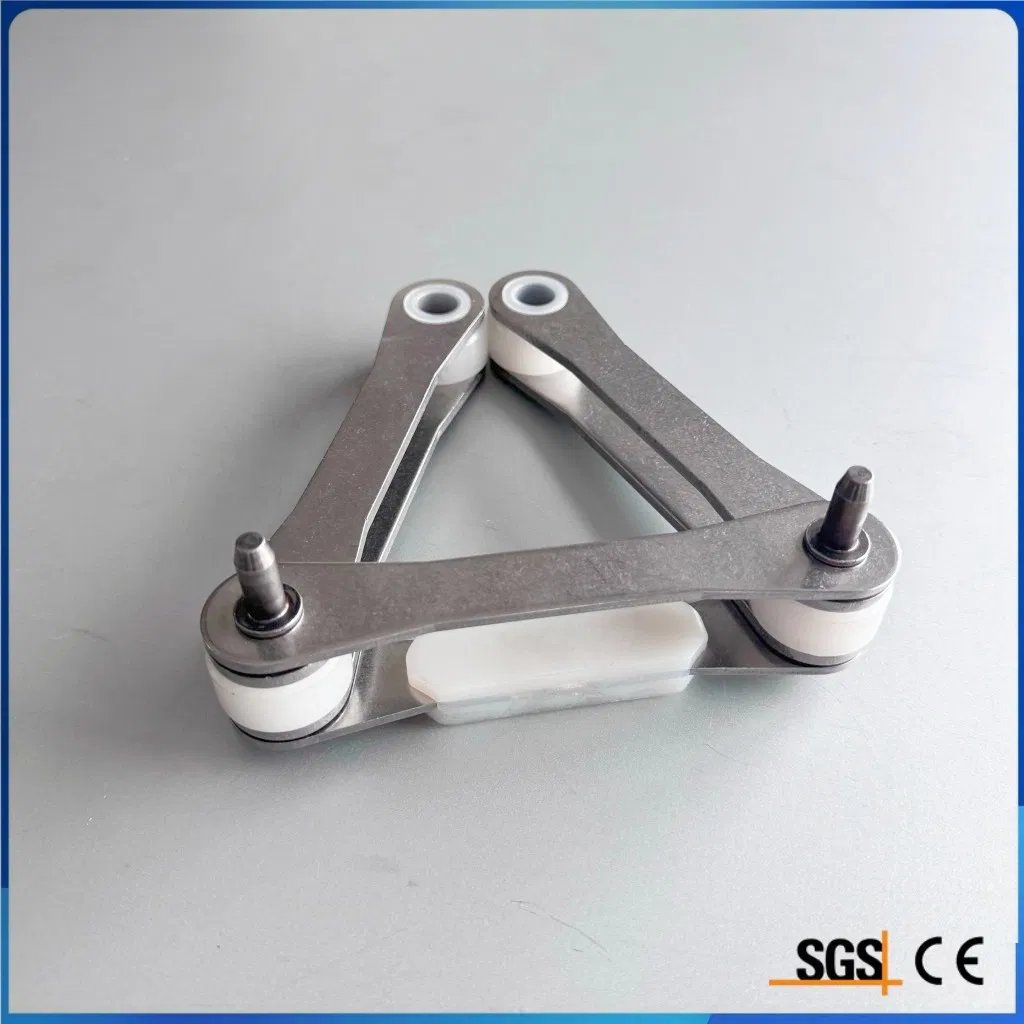 High Quality C216A Double Pitch Stainless Steel Food Grade Ice Cream Freezer Dessert Cold Drink Conveyor Chain with Rollers for Commercial Shop